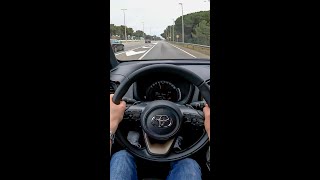 2023 Toyota Aygo X releasing its inner AMG  Acceleration Shorts [upl. by Acinimod]