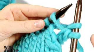 Comment faire une augmentation  tuto tricot [upl. by Manthei]