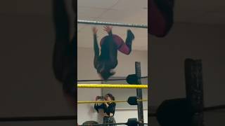 Swanton Bomb Female Wrestler Edition 😱💖🙌 prowrestling wwe wrestling [upl. by Ennail]