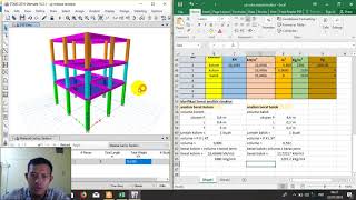 cara cepat menghitung berat struktur di etabs [upl. by Yrrej985]