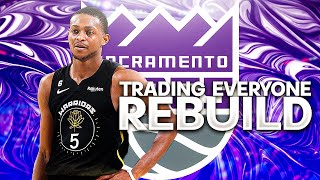 TRADING EVERY PLAYER KINGS REBUILD NBA 2K24 [upl. by Ahlgren345]