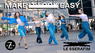 KPOP IN PUBLIC  ONE TAKE LE SSERAFIM 르세라핌 ‘EASY’  DANCE COVER  ZAXIS FROM SINGAPORE [upl. by Ailama21]