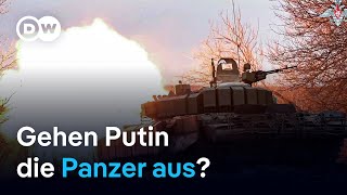 Krieg gegen die Ukraine  werden die russischen Panzer knapp  DW Nachrichten [upl. by Rheingold]