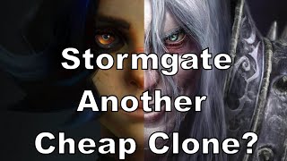 Stormgate When Inspiration Overshadows Originality rts stormgate starcraft warcraft aitsz [upl. by Bihas]