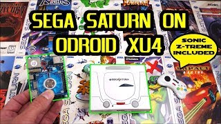 How to play SEGA Saturn on the Odroid XU4 using Retro Arena Retropie port  Sonic Ztreme DEMO [upl. by Liamaj]