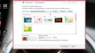 How To change Windows 8 Desktop Background [upl. by Alroi797]