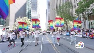 Heres the best of 2024 San Francisco Pride Parade Video [upl. by Carolee]