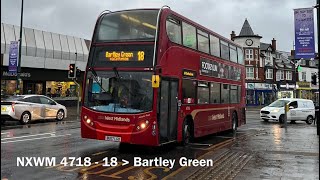 NXWM 4718 ADL Enviro 400 ZF€4 BU07LGO [upl. by Johann]