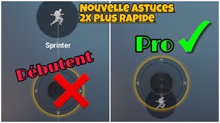 COMMENT ÊTRE RAPIDE SUR PUBG MOBILE Nouvelle astuce 2x plus rapide [upl. by Lorien839]