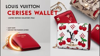 Louis Vuitton Cerises Wallet Unboxing  Is It Worth the Hype [upl. by Hartmann]