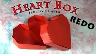 Origami Heart Box  Redo [upl. by Notrub]