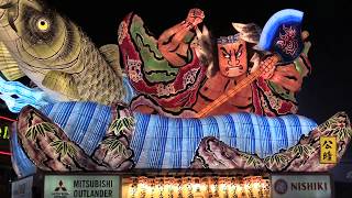 2017 Hollywood Christmas Parade  A Camera Aomori Nebuta in Hollywood Red Carpet [upl. by Peer]