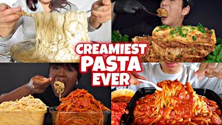 Mukbangers Eating Different Pasta Around The World🍝😱🤤 [upl. by Middle631]