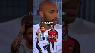 Henry talking about messi and Ronaldo [upl. by Inanaup]