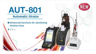 AUT801Automatic titrator Product Introduction [upl. by Einnus891]