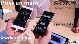 Sony XA1 et XA1 Ultra prise en main MWC17 [upl. by Zenitram]