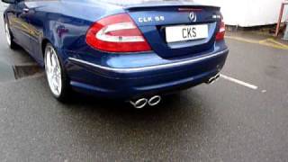 CKS Performance CLK55 Exhaust  Decat [upl. by Anaerb456]