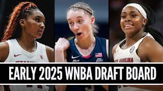 2025 WNBA Draft Big Board  Way Too Early Edition [upl. by Rissa]