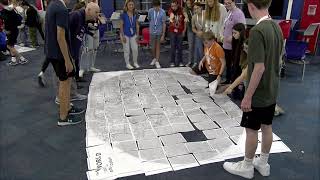 HUGE Map Puzzle by AP Human Geography Class [upl. by Sessler738]