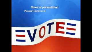 Vote PowerPoint Template by PoweredTemplatecom [upl. by Reiko445]