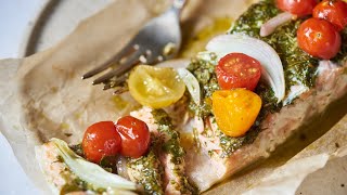 Salmon En Papillote With Persillade Recipe [upl. by Rothmuller]