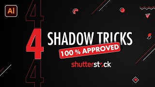 illustrator Shadow For Shutterstock Tips and Tricks in Hindi [upl. by Htenek341]