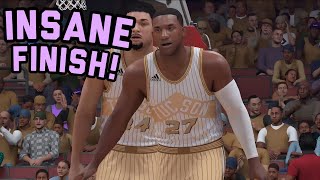 CRAZY FINISH Roadrunners vs Tigers Double D League NBA2K24 MyNBA [upl. by Retsehc635]