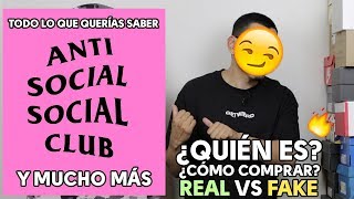 ¡NO COMPRES ANTI SOCIAL SOCIAL CLUB Mira el video primero  CALIDAD FAKE TALLAS Y MÁS [upl. by Enitsirhc]