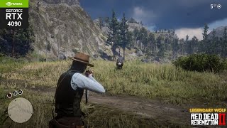 Killing The Legendary Wolf  RDR2 4K PC UHD rdr2 gaming subscribe rdr2missions [upl. by Carena785]