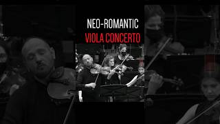 New Romantic Viola Concerto Sasa Mirković  Viola viola violist shortsfeed [upl. by Stephine853]