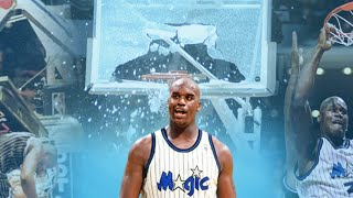 SHAQ BREAKING BACKBOARDS  Shaq Attack [upl. by Lahcear]