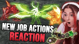 AnnieFuchsia Reacts to quotFFXIV ENDWALKER Job Actions Gameplay Trailerquot [upl. by Shirlie]