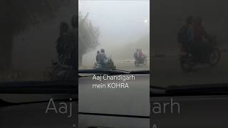 November ka pahla kohra dekhe Chandigarh ke halattrending [upl. by Einhapets]