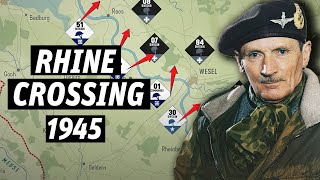 Montys Gamble Allied Rhine Crossing 1945 [upl. by Yme]