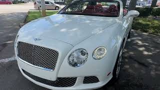 2013 Bentley Continental GTC Convertible FOR SALE Walk Around Video [upl. by Keith790]