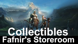 God Of War Fafnirs Storeroom Collectibles Walkthrough [upl. by Marvella]