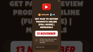 GET PAID TO REVIEW PRODUCTS ONLINE FULL GUIDE  MEMEGIRLS memefi code [upl. by Nyllewell]