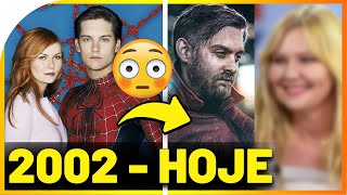 Elenco HOMEM ARANHA antes e depois 20022022 ATUALIZADO [upl. by Aidul]