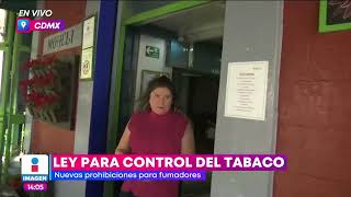 Ley antitabaco Así va la aplicación en los restaurantes de la CDMX  Noticias con Yuriria Sierra [upl. by Kenway130]