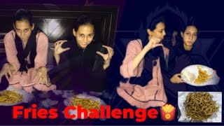 Who Eat First Fries Challenge🍟🍟 Random Challenge Kon Hara🧐 [upl. by Ciaphus]