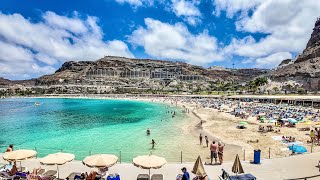 Playa de Amadores Puerto Rico Gran Canaria 4K Beach Walk [upl. by Madonia24]