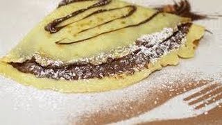 CREPES ALLA NUTELLA FACILI E VELOCI [upl. by Jerri]