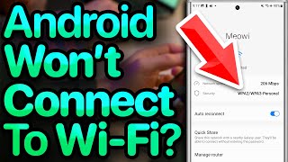 My Android Wont Connect To WiFi Heres The Real Fix [upl. by Kuhn]