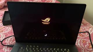 ASUS G16 gaming laptop unboxing Part 2 First Boot [upl. by Eimiaj]