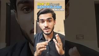 How to improve handwriting in English  5 tips to improve your writing shorts haiderart writing [upl. by Avera]