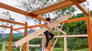 18YearOld Girl Shares Her SECRET to Building a Stilt House Fast [upl. by Lemmie]