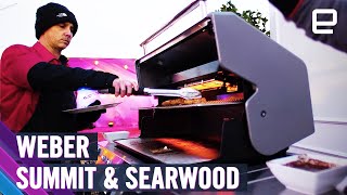 Weber Grills Summit amp Searwood first look at CES 2024 [upl. by Hertzog]