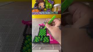 Creeper with Axolotl Hood Perler Attempt 2 [upl. by Gastineau]