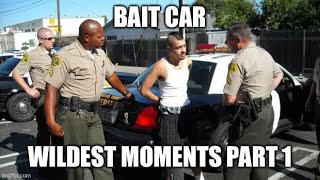 Bait Car Wildest Moments Part 1 1080p HD [upl. by Ced]