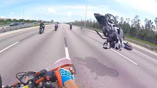 Hectic Motorcycle Crashes amp Crazy Moto Moments 2018 Ep 147 [upl. by Ytisahcal336]